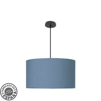 Colgante moda 3xe27 negro/azul regx50x50 cm c/difusor