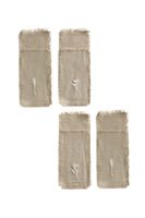 funda de cubiertos set de 4 uds lino piedra 21x8