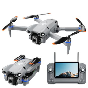 LYZRC L700 PLUS MAX WiFi FPV con pantalla LCD de 5,6 pulgadas, Controlador, cámara dual HD, cardán de servo, gimbal, 360