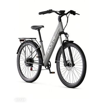 Bicicleta Eléctrica Pixar Cruiser 250w 36v 12.8ah 27.5x2 Frenos De Disco Gris