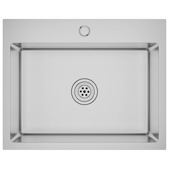 Fregadero De Cocina Hecho A Mano De Acero Inoxidable Vidaxl
