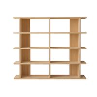 libreria de pino macizo sin barnizar 2x4