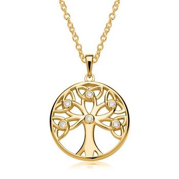 Colgante cadena árbol de la vida plata 925 IPG
