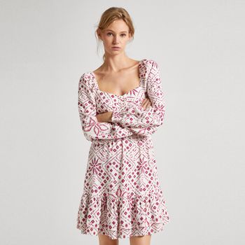 Pepe Jeans Vestido Blanco PL953498-808