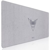valk gaming mousepad xxl alfombrilla gaming tela 80x30cm blanco perla