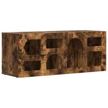 Mueble De Tv Elst 100 X 35 X 40 Cm Roble Ahumado Vidaxl