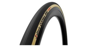 Neumatico de carretera vittoria corsa pro 700 mm tubeless ready grafeno blando g2 0   compuesto de silice flancos beige