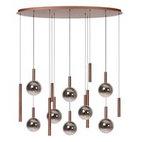 lampara colgante led jasmine cct dim 14x44w