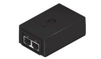 inyector poe ubiquiti poe-24-30w gigabit ethernet 24v 30w negro