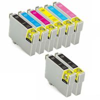 compatible multipack epson stylus photo px660 printer ink cartridges 8 pack -c13t08014011