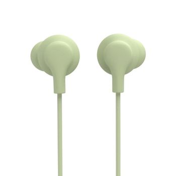 Auriculares Hama Curly con cable USB-C para llamadas y música, verdes claros