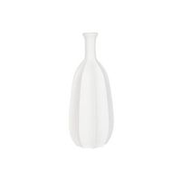jarron fibra vidrio 30x30x80 blanco