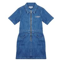 tommy hilfiger vestido zip ss dress washed para nina