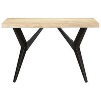 mesa de comedor  mesa de cocina de madera maciza de mango 120x60x76 cm