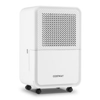 costway deshumidificador de 15 ldia para hogar 20r con 4 modos temporizador de 24h pantalla led drenaje continuo o manual