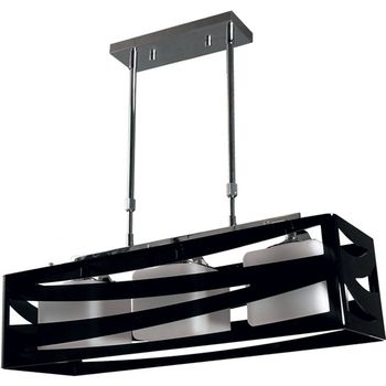 Lámpara de techo cepheus 3xe27 l.64xan.22xal.reg.cm acrílico negro