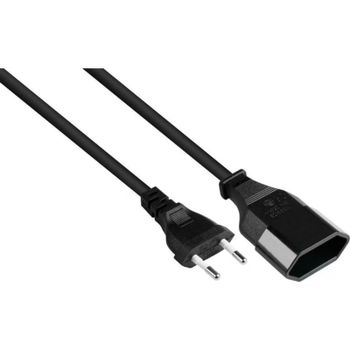 Cable de Extensión Varia Tipo C CEE 7/3 2 m Negro