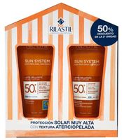 rilastil sun system leche protector solar spf50 2x200 ml
