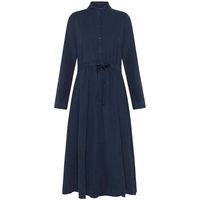 deha vestido largo light corduroy long dress para mujer