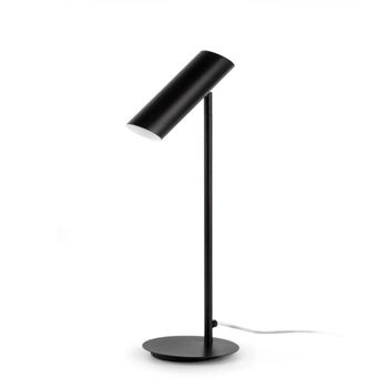 Lámpara de sobremesa acero negro mate 22x5.6x46 cm