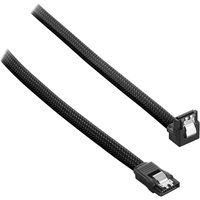modmesh 30 cm right angle sata 3 cable - black black