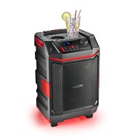 altavoces ngs portatiles inalambricos bluetooth 300w ipx6 con luces led y trolley