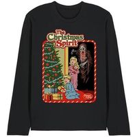 steven rhodes camiseta manga larga christmas spirit para mujer
