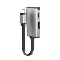 base para portatil alogic ulchdpd-sgr usb-c hdmi 4k 100w magnetica aluminium