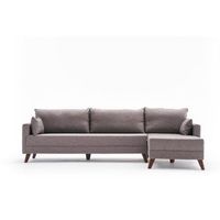 sofa rinconera bella derecho marron