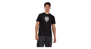 Camiseta fox bark tech para hombre negra
