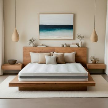 Colchón 120x200 Waterfoam Termosensible | Alta Firmeza, Transpirable Y Antialérgico | Comodidad Estable Y Soporte Ergonómico | Práctico Empaque Al Vacío