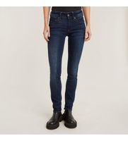 g-star para mujer d02153-6553-89 jeans midge straight azul 3132 casual algodon denim