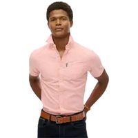 superdry camisa manga corta oxford para hombre