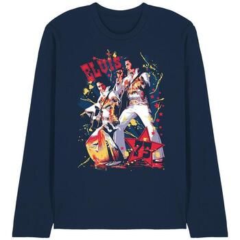 Elvis Presley Camiseta manga larga Eagle Elvis para hombre