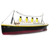 nqd 757 1325 24g barco rc de simulacion titanic de 80cm modelo de barco electrico con luz rtr juguetes