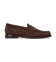 polo ralph lauren para hombre 803945281001 mocasin penny alston de ante marron 40 piel plano ninguno casual clasico
