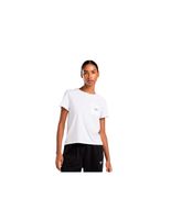 camiseta de fitness reebok identity small logo mujer blanco