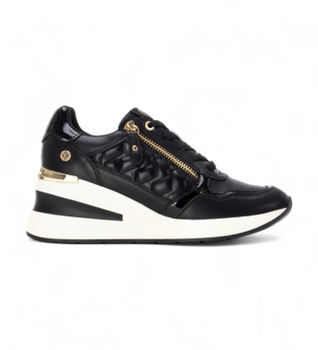 Xti para mujer. 14438002-NEGRO Zapatillas 144380 negro (41), 3 a 5cm, Cremallera, Casual