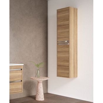 Columna De Baño Slider 35x150x27 Cm, 2p, Eucalipto