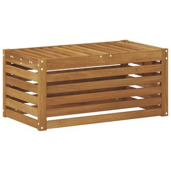 Banco De Taburete Exterior Natural 79 X 43 X 37 Cm Vidaxl