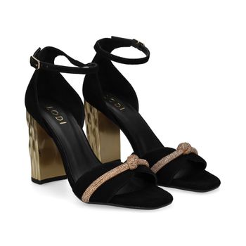 Lodi Sandalias Con Tacón Mujer - Negro Talla 39