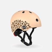 scoot  ride helmet - leopard - xxs - s