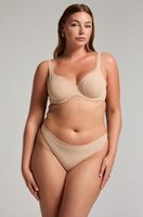 hunkemoller tanga mesh beige