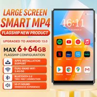 reproductor mp3 wifi con android 13 4gb ram bluetooth 50 descarga desde play store spotify apple music deezer pandora reproductor mp4