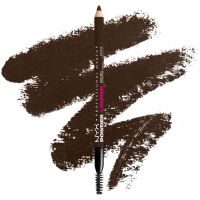 nyx professional makeup powder louder 12hr wear buildable micro-fibres brow pencil 2g various shades - deep brown