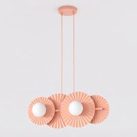 lampara de techo drino coral 4 luces
