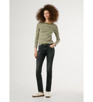 Pepe Jeans para mujer. PL20458989FA Jeans Slim Grace gris (32/30), Casual, Algodón, Denim