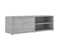 mueble de tv madera contrachapada gris hormigon 120x34x37 cm
