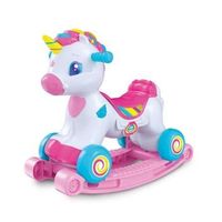 clementoni baby - zoe mi unicornio favorito - unicornio mecedora y portador