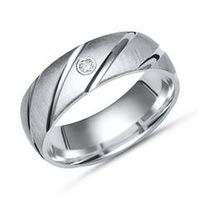 anillo exclusivo plata 925 con circonita 6mm